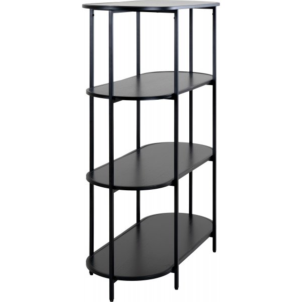 Hvit hylle - Sort Hvit hylle - Sort