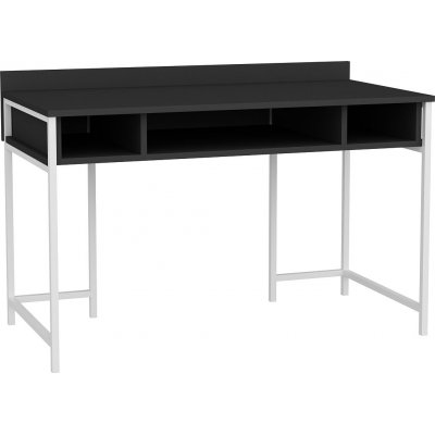 Alma skrivebord 120 x 60 cm - Hvit/antrasitt