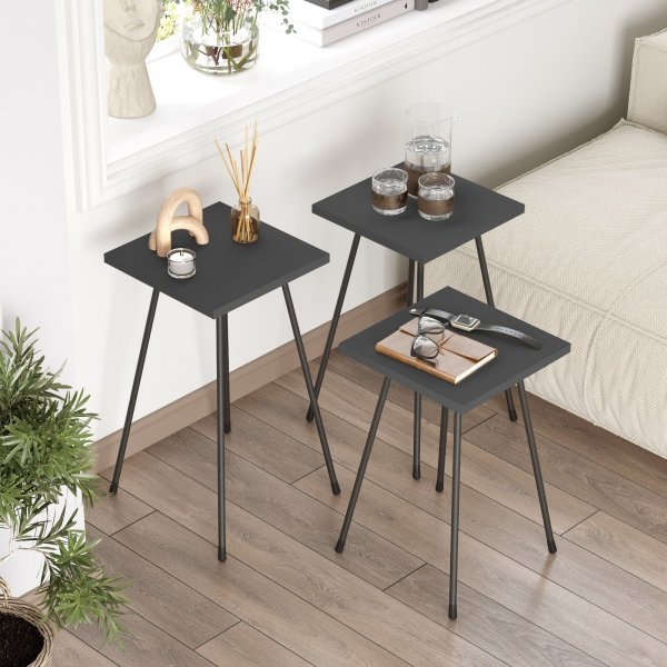 Luiz bord 29 x 29 cm - Antrasitt