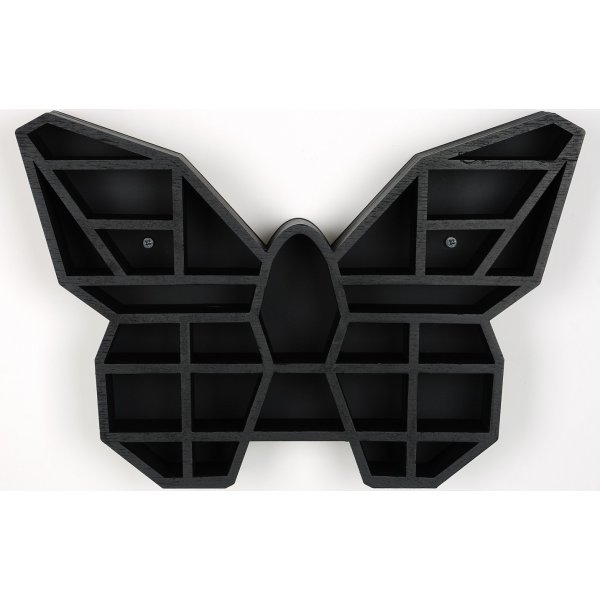 Kryptisk vegghylle 7 Sort Kryptisk vegghylle 7 Sort