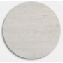 Flair rundt spisebord 105 cm - Messing / Travertin stein