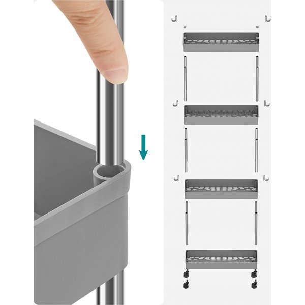 Criollo kjøkkenhylle 83 cm - Grå Criollo kjøkkenhylle 83 cm - Grå