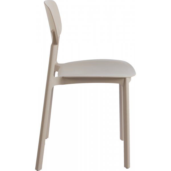 Archimedes stablebar spisestol - Stol i beige plast Archimedes stablebar spisestol - Stol i beige plast