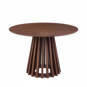 Inez rundt spisebord Ø120 cm - Brunbeiset eik Inez rundt spisebord Ø120 cm - Brunbeiset eik