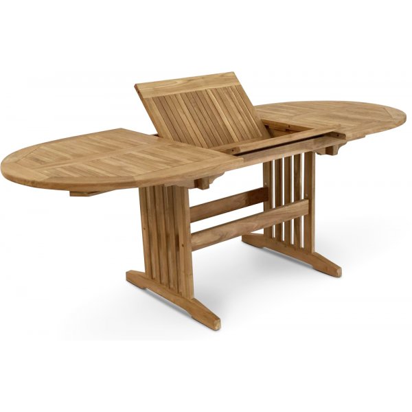 Grunnebo ovalt spisebord 150-210 cm butterfly - Teak Grunnebo ovalt spisebord 150-210 cm butterfly - Teak