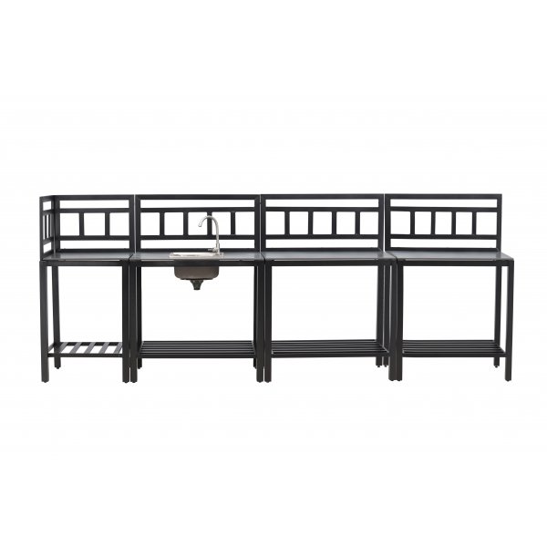 Utekjøkken komplett svart - Alicante Utekjøkken komplett svart - Alicante