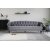 Oxford deluxe 3-seters sofa i gr flyel