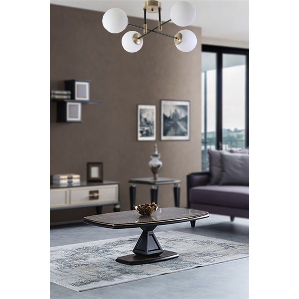 Dolunay taklampe 4 - Hvit Dolunay taklampe 4 - Hvit