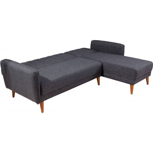 Aqua divansovesofa, høyre - Mørkegrå Aqua divansovesofa, høyre - Mørkegrå