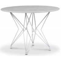 Zoo spisebord Ø105 cm - Hvit / Terrazzo Bianco Zoo spisebord Ø105 cm - Hvit / Terrazzo Bianco