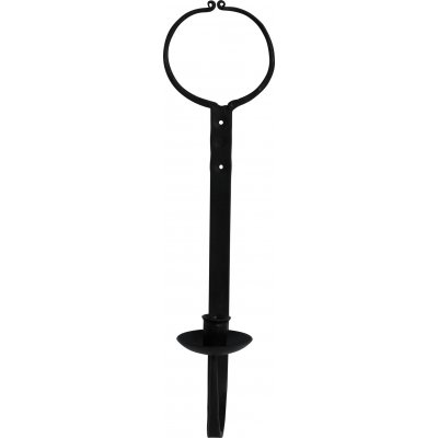 Hndsmidd vegglampe - Svart