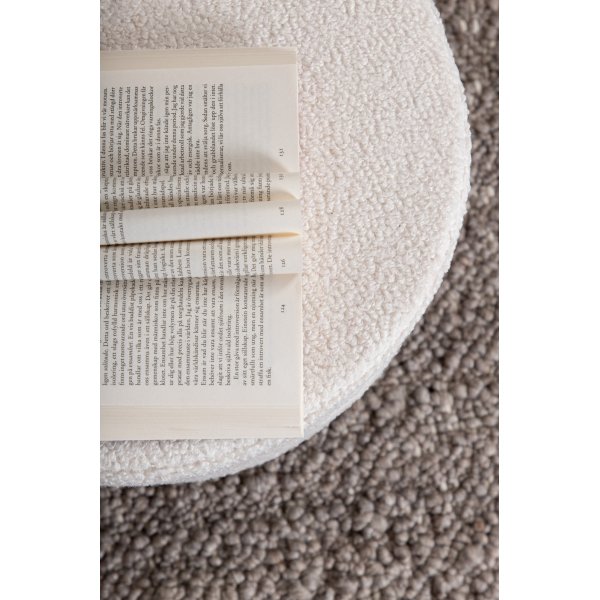 Mariana sittepuff - Hvit teddy Mariana sittepuff - Hvit teddy