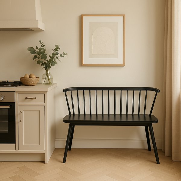 Pinnesofa Dalsland - Svart