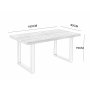Aster spisebord 160x90 cm - Eik Aster spisebord 160x90 cm - Eik