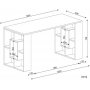 Valencia skrivebord - Hvit