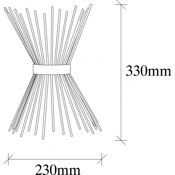 Kirsty vegglampe 3091 - Sort Kirsty vegglampe 3091 - Sort