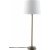 Kent bordlampe - Hvit/messing - 59 cm