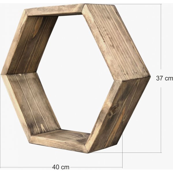 Rafa vegghylle 109 - Valnøtt Rafa vegghylle 109 - Valnøtt