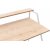 Lissa skrivebord 105 x 60 cm - Safir eik/hvit