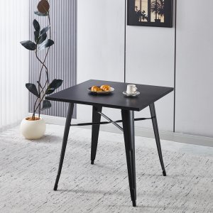 Iris spisebord 80x80 cm - Svart Iris spisebord 80x80 cm - Svart