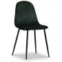 Smokey spisegruppe, spisebord med 4 stk Carisma flyelsstoler - Mrkegrnn