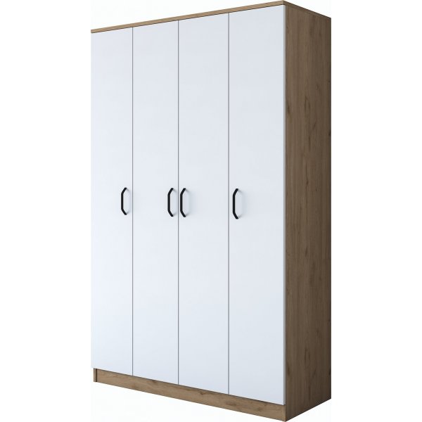 Baden garderobe 16 - Valnøtt/hvit Baden garderobe 16 - Valnøtt/hvit