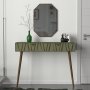 Skogsavlastningsbord med speil 120x 35 cm - Valntt/mrkegrnn