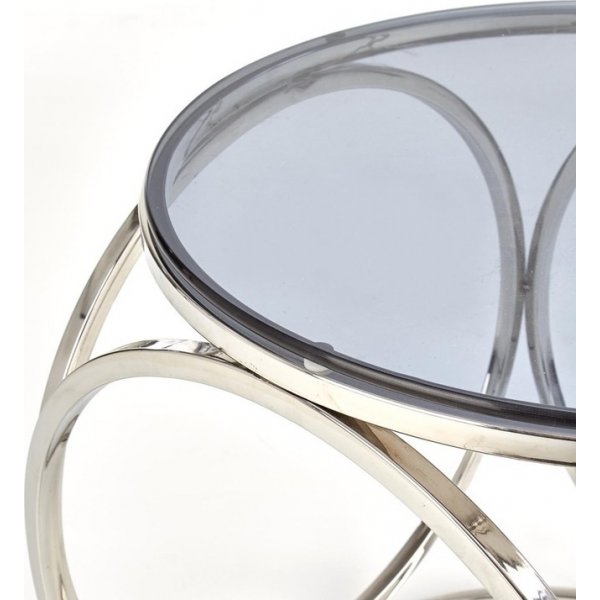 Harlow salongbord Ø50 cm - Krom Harlow salongbord Ø50 cm - Krom