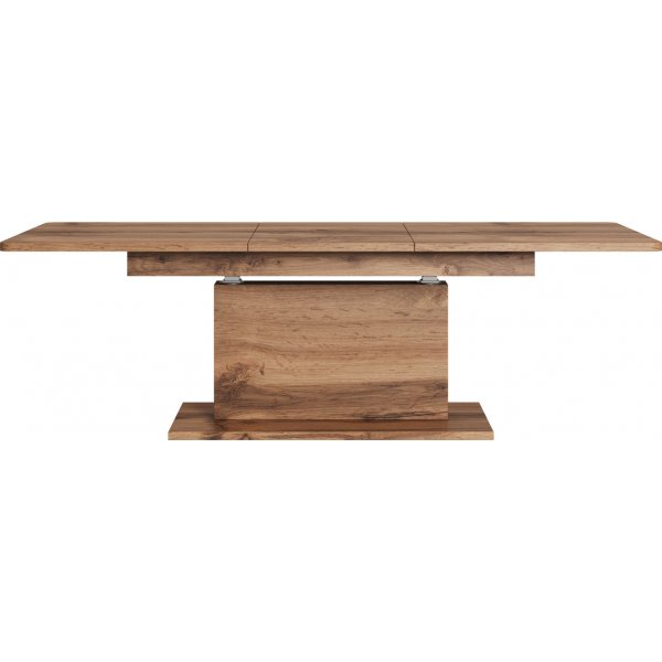 Cense uttrekkbart salongbord 126-167 x 70 cm eik