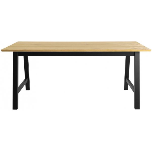 Huntsville Spisebord 180 x 90 cm - Eik/Svart