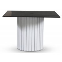 Empire spisebord - Granitt 90x90 cm / Hvit lamell trefot Empire spisebord - Granitt 90x90 cm / Hvit lamell trefot