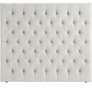Nord sengegavl med knapper 180 x 120 cm - Gråbeige fløyel Nord sengegavl med knapper 180 x 120 cm - Gråbeige fløyel