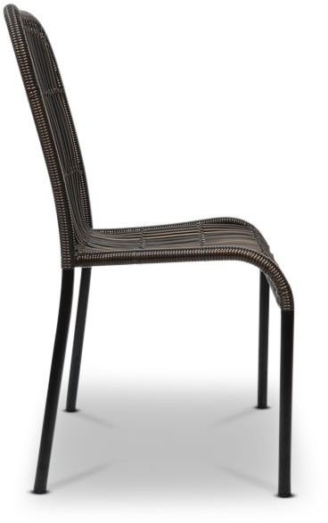 Vilani stol - Brun kunstrotting