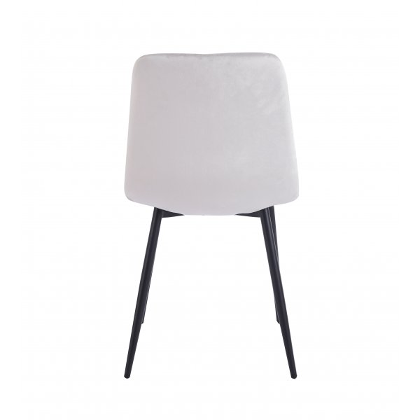 Delta spisestol beige fløyel Delta spisestol beige fløyel