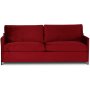 Petit 3-seter sofa lst trekk - Rd (flyel)