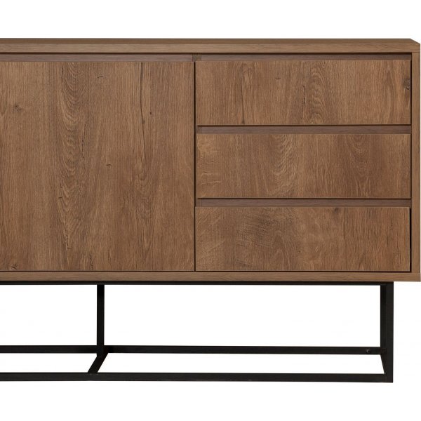 Ruba skjenk - Valn�tt/svart + M�belf�tter