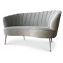 Snckan 2-seter sofa - Grbeige flyel / Krom