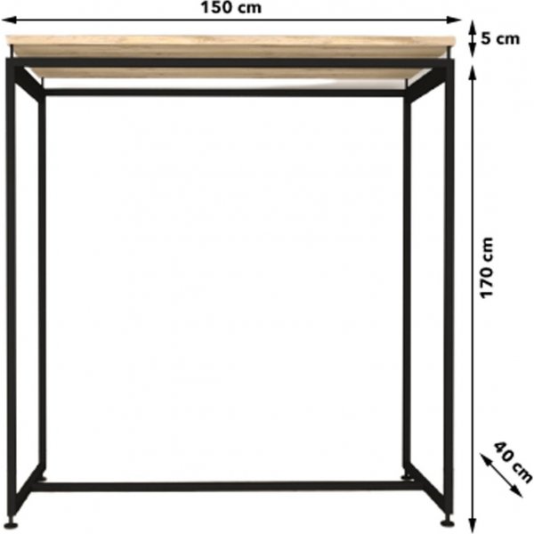 Yenka klesstativ - Svart Yenka klesstativ - Svart