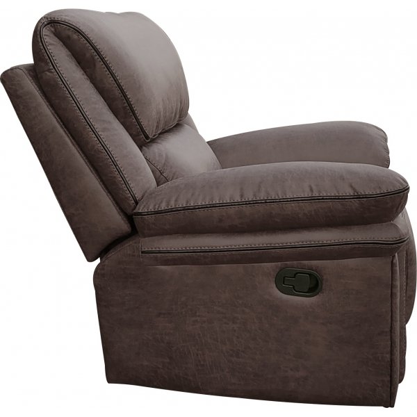 Reclinerlenestol Riverdale - Brun (Mikrofiber) + Tekstilrens for møbler Reclinerlenestol Riverdale - Brun (Mikrofiber) + Tekstilrens for møbler