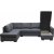 Solna U-sofa 309 cm - Mrk gr