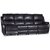 Enjoy Chicago recliner sofa - 4-seter (el) i svart kunstskinn