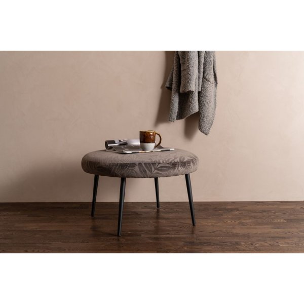 Linn fotskammel - Svart Linn fotskammel - Svart