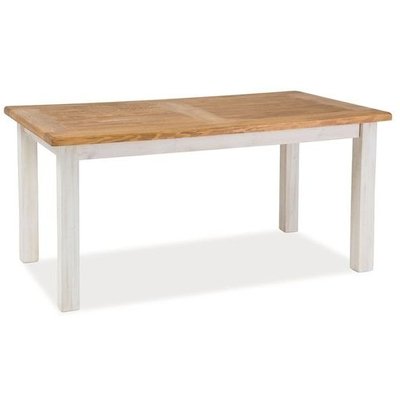 Spisebord Vimle 160 cm - Hvit/furu