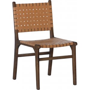 Porto Bello stol - Konjakk / Valntt + Mbelpleiesett for tekstiler