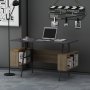 Iommi skrivebord 120x60 cm - Antrasitt/valntt