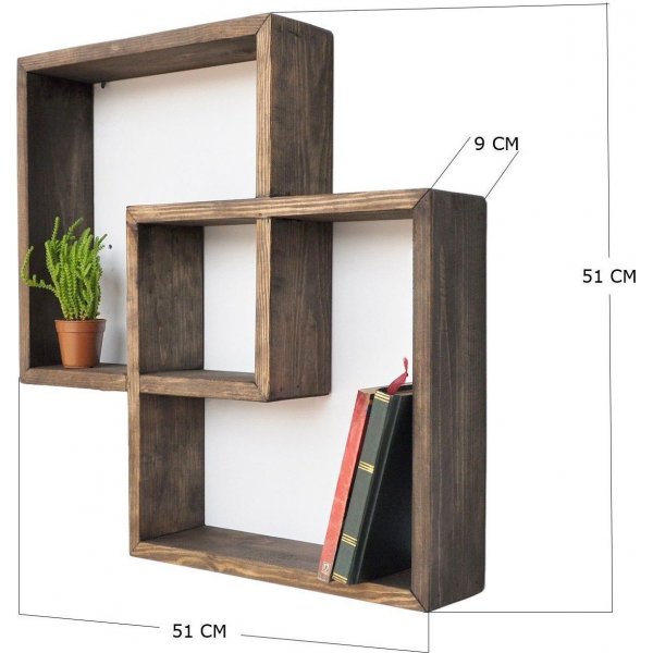 Rafa vegghylle 45 - Valntt