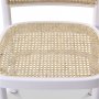 Omni spisegruppe, rundt spisebord 130 cm inkludert 4 stk. hvite Tyko stoler - Whitewash