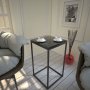 Pure sidebord - Svart/hvit