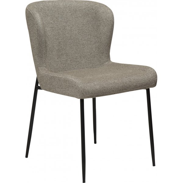 Glam spisestol - Brun boucle
