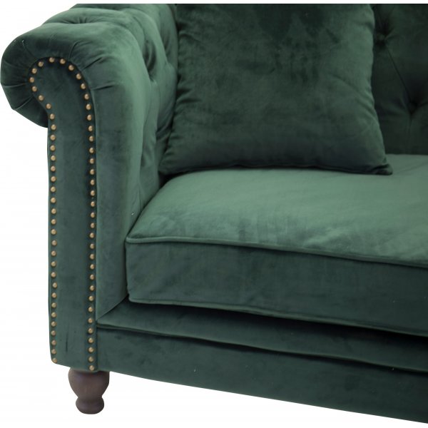 Alice 3-seters sofa - Gr�nn